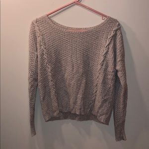 Tan Grey Sweater